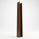 Classic 2400mm Sepia Brown Fence Post 48mm (view 2)