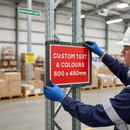 Dark Gray Custom 600 x 450mm Premium Quick-Fit Sign Face - Face Only