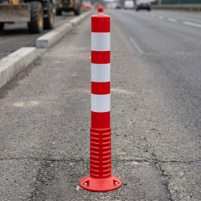 460–1000mm FLEXback Traffic Post Signal Red