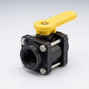 3/4" Female Threaded Bolted Ball Valve, 10 Bar, Polypropylene (view 2)