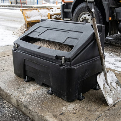 400 Litre Heavy Duty Grit Bin – 14 Cu Ft Recycled Polyethylene