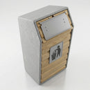 Timber Fronted Single Litter Bin – 105 Litre Capacity (view 2)