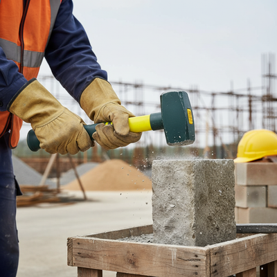 Premium Fibreglass Club Hammer 4lb for Demolition and Masonry