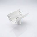 Deepflow Aluminium Gutter Outlet 63mm Dia – 130mm — RAL 9016
