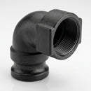90° Cam Lever Adaptor, 2" Female Thread x 2" Polypropylene (view 2)