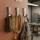 Premium Over-Door Hooks Set of 3 - Durable, Tool-Free Installation for Bathroom and Bedroom Storage