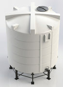 13000 Litre Cone Tank, 13° Angle, UV Polyethylene, 2" Drain (view 2)