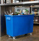 Wheeled Slimline Bottle Bin, 165 Litre, 970 x 380 x 620mm