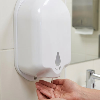 Touchless Hand Sanitiser Dispenser, 1.1 Litre, Battery Powered