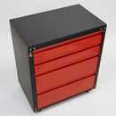 4-Drawer Steel Cabinet with Worktop & Ball Bearing Slides (view 2)