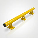 200 × 2000mm raised collision protection bar, yellow (view 2)
