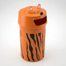 90 Litre Animal Face Litter Bin – Tiger Design Polyethylene (view 2)