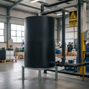 Dark Slate Gray 260 Litre Heavy Duty Cylindrical Water Tank - Frost Resistant