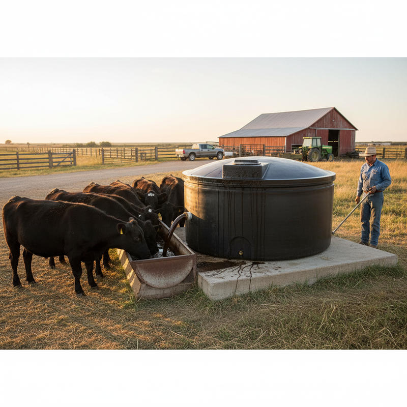 Dark Slate Gray Heavy Duty 3400 Litre Molasses Storage Tank