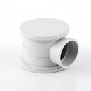 Down Pipe Connector Double Socket 68mm Arctic White (view 2)