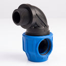 MDPE Elbow 90° Male BSP Threaded Compression Fitting (view 2)