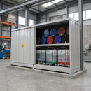 Steel Drum and IBC Storage Cabinet 2200L – 32 Drums or 8 IBCs