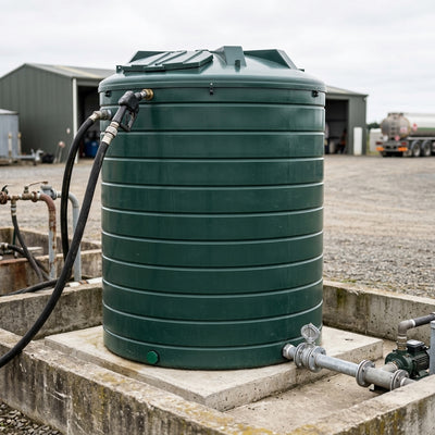 15,000 litre Bunded Oil Storage Tank, UV-Resistant Polyethylene