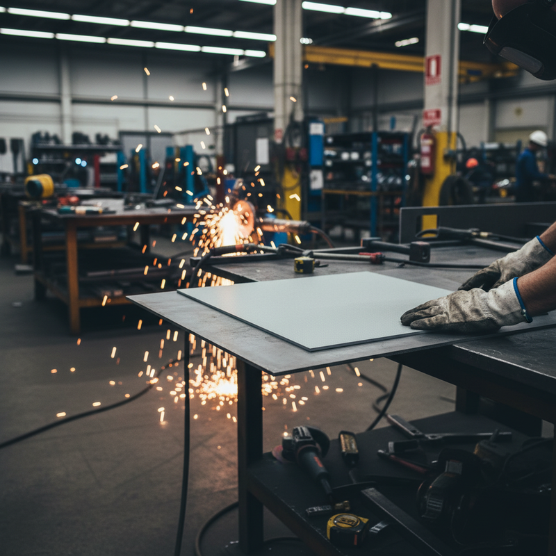 Dark Slate Gray Premium Solid Steel Sheet 0.75 x 250 x 500mm for Construction