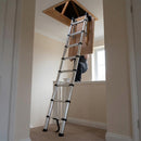 Telescopic Loft Ladder 2.6m & 2.9m - 150kg Load Capacity