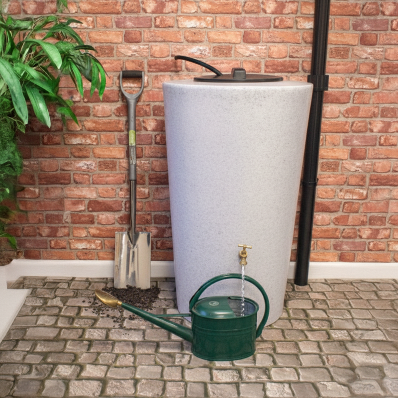 Rosy Brown Premium 200 Litre Water Butt with Diverter and Tap