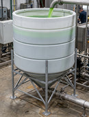 4900L Cone Tank 45° Open Top – Full Drainage Polyethylene