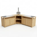 Outdoor Kitchen Range Set with Integrated Storage (view 2)