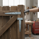 Professional Heavy Duty 150mm Zinc Plated T-Hinges for Garden Sheds and Gates - High-Quality Professional Grade for Industrial and Commercial Appli...