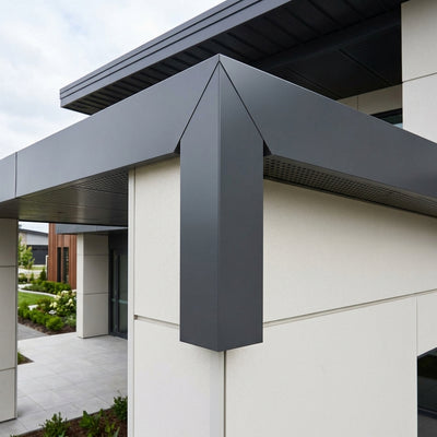 U Return Aluminium Fascia Angle Covers for Mitred Corners