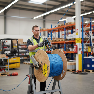 Premium Polypropylene Rope Drum 6mm x 500m - Strong and Durable