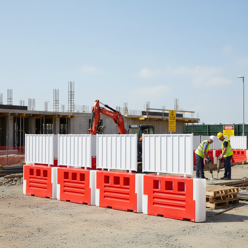 Light Gray High-Performance Solid Hoarding Panel for Enhanced Safety and Security