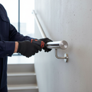 Gray Premium 10mm Bullnose End Cap - 40mm for Worktops