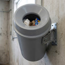 60 litre plastic open top bin grey