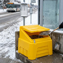 200 Litre Heavy-Duty Grit Bin, 7 Cu Ft, Yellow or Green