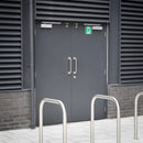 Heavy Duty Double Steel Door - Panic Exit, Up to 2900mm Height