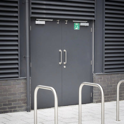 Heavy Duty Double Steel Door - Panic Exit, Up to 2900mm Height