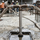Double Headed Standpipe with Twin Check Valve, 2½" BSP, 940mm Height