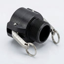 Cam Lever Coupler 1½" Male x 1½" Coupling, Polypropylene (view 2)