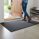 Rosy Brown Premium Cotton Thin Door Mat - Highly Absorbent and Machine Washable