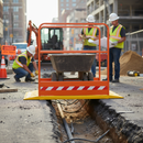 Rosy Brown Heavy Duty TrenchCross for Pedestrian and Light Vehicle Access - 2 Sizes Available