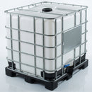 1000 Litre Reconditioned Opaque White IBC, Plastic Pallet, Grade A (view 2)