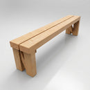 Timber bench seating, 5-person capacity, Douglas Fir construction (view 2)