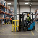 Dim Gray Premium 360° Lamp Post Column Impact Protector for Safety