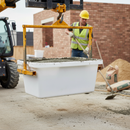 Rosy Brown 250 Litre Heavy Duty Rim Lift & Pallet Lift Mortar Tub