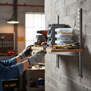 Dark Slate Gray Premium Twin Slot Bracket - Heavy Duty Stainless Steel Support