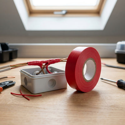 19mm Red PVC Electrical Insulation Tape - 33m