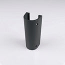 76mm Diameter Aluminium Downpipe Access Plate — RAL 7021