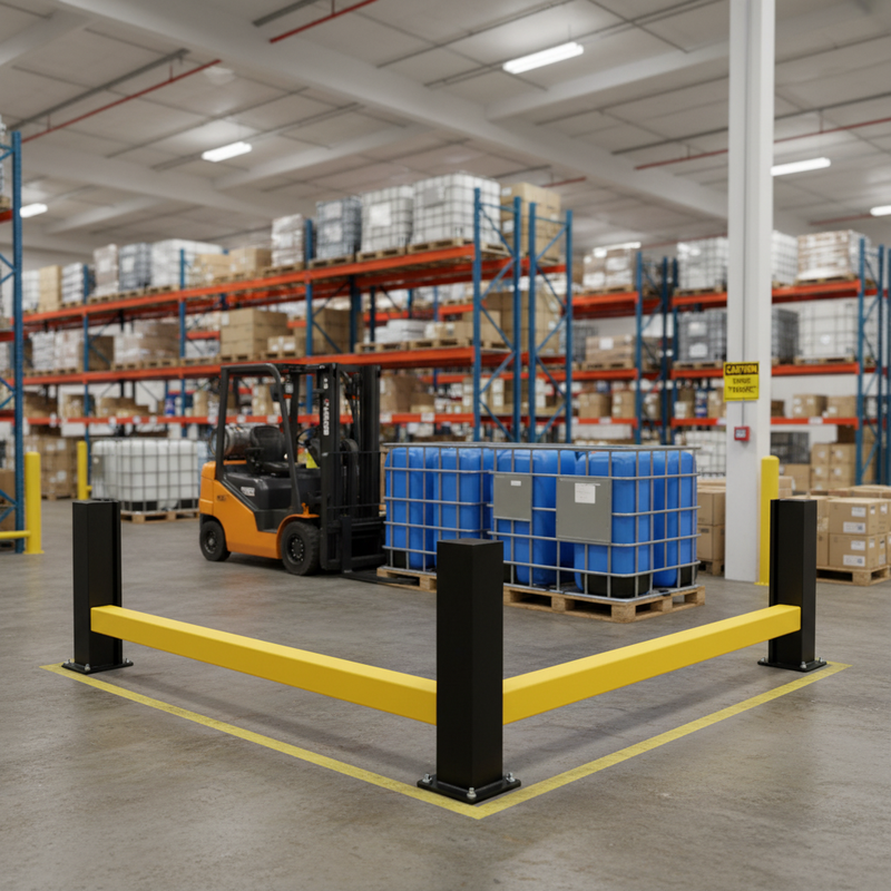 Slate Gray Premium Hybrid Impact Protection Railing System for Corner Posts