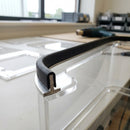 U-Profile Rubber Edge Protector 12x6mm for 1.5-3mm Panels - 5m EPDM