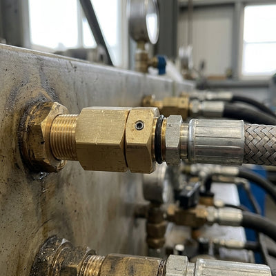 1/2" BSP Brass Swivel Coupling, 24 Bar, 100 Lpm